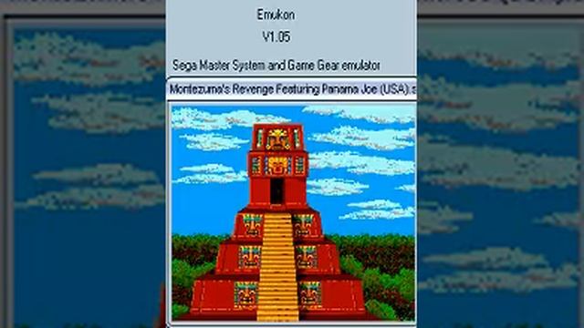 Montezuma's Revenge - Sega Master System - emulador Emukon 1.05 - probado en Windows 7 x64 смотреть онлайн