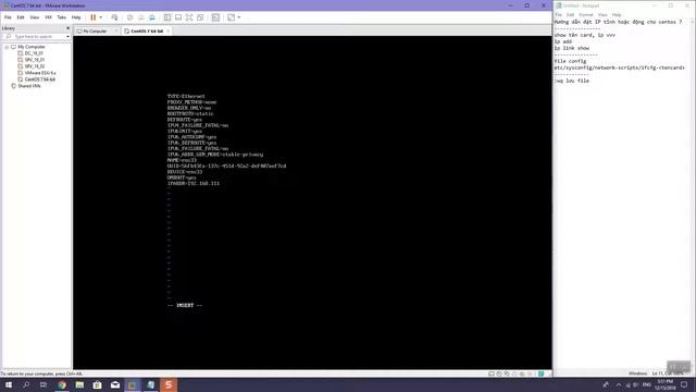 Configure a static IP address on CentOS 7 смотреть онлайн