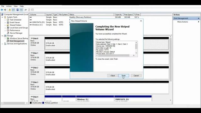 วิธีสร้าง Radid ใน Windows Server/Configure RAID in Windows Server смотреть онлайн