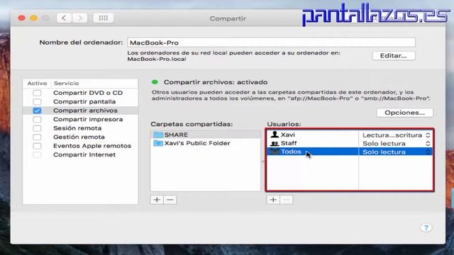 Mac OS X: Compartir carpetas en una red basada en Windows. смотреть онлайн