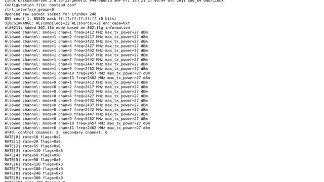 Dlink DWA-556 Access point fails to start on 2.6.35-25 while 2.6.35-24 works. How can I do this... смотреть онлайн