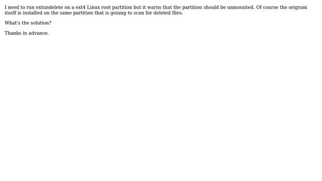 DevOps & SysAdmins: Running extundelete on root Linux partition смотреть онлайн