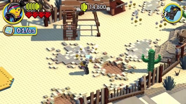 The Lego Movie Videogame (PS Vita/3DS/Mobile) Town Outskirts смотреть онлайн