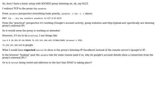 Unix & Linux: Unexpected netstat output in DNAT conditions смотреть онлайн