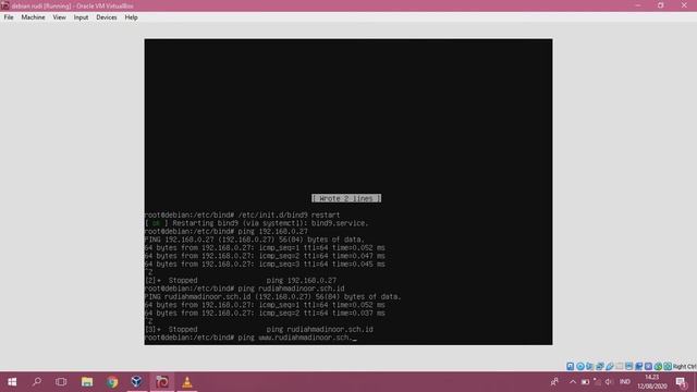 Konfigurasi IP Address , DNS Server , DHCP Server , Samba di debian 8 смотреть онлайн