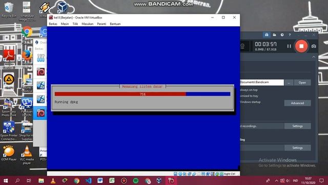 Install Debian CLI di Virtual box смотреть онлайн