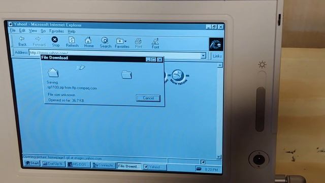 Protoweb exploration on dial up using Compaq LTE Lite 4/25E смотреть онлайн