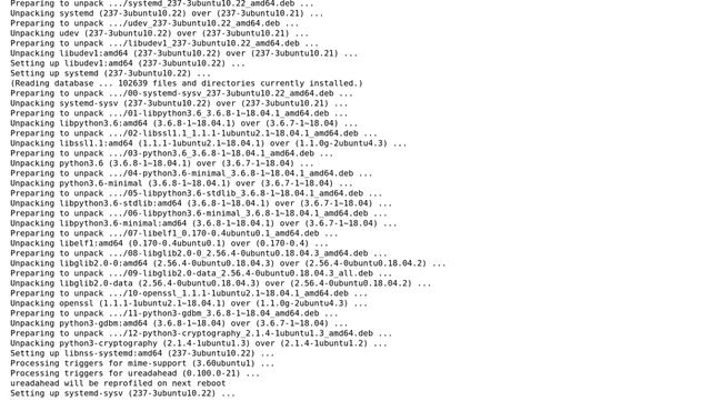"apt-get dist-upgrade" reports error "depmod: ERROR: Bad version passed uname" and various warnings смотреть онлайн