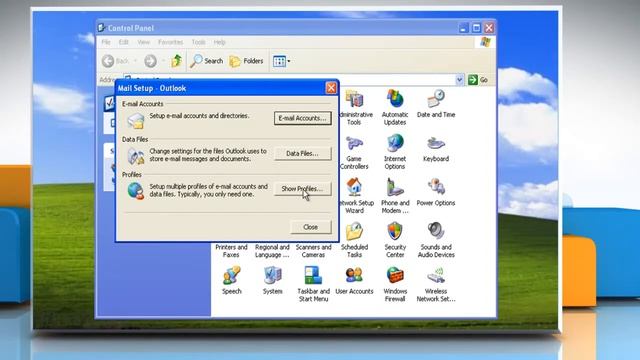 Microsoft® Outlook 2010: Open a specific e-mail profile in Windows® XP смотреть онлайн