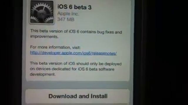 iOS 6 Beta 3 Released (installing) смотреть онлайн