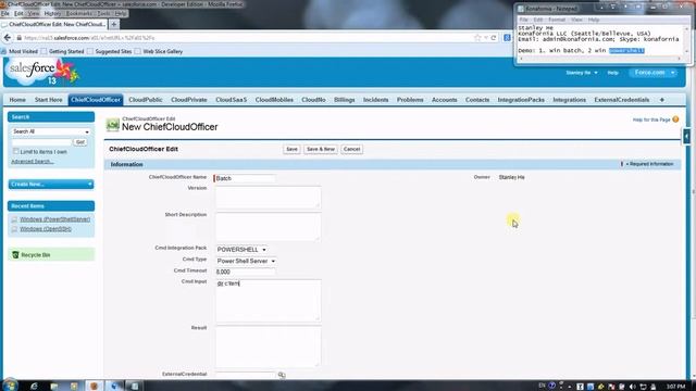 Salesforce Integration Windows PowerShell смотреть онлайн