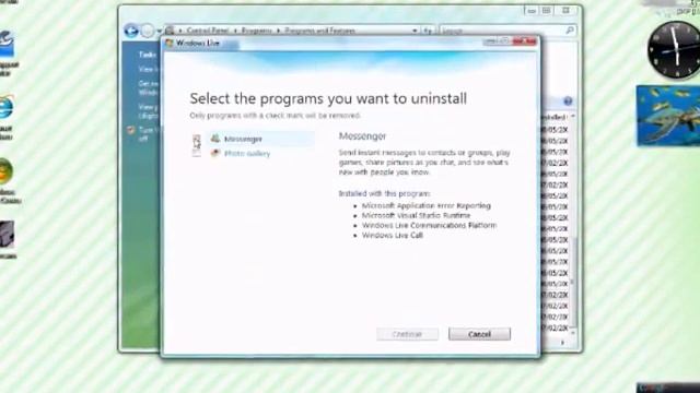 Uninstall New Windows Live Messenger 8.5 or 2009 смотреть онлайн