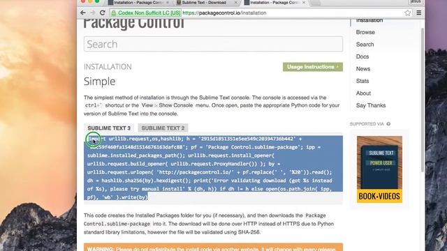 sublime package control смотреть онлайн