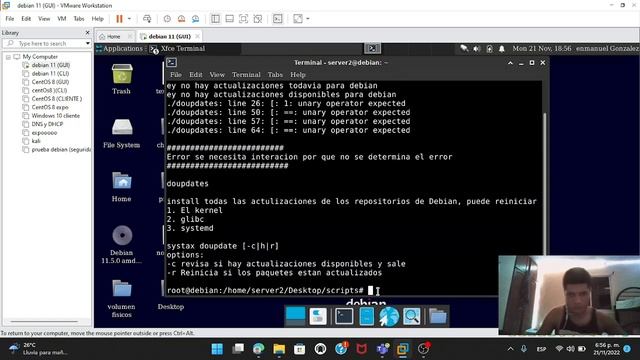 3.4 (B) Experiment 10-11 Automatizacion con scripts Bash en debian 11 смотреть онлайн