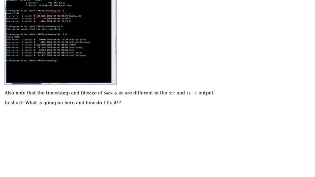 Non-hidden directory doesn't show in Explorer, but the program that made it can access it смотреть онлайн