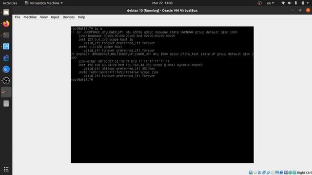 #2 Konfigurasi IP Address Debian di Virtualbox смотреть онлайн