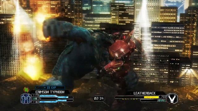 PACIFIC RIM THE VIDEO GAME - CRIMSON TYPHOON vs LEATHERBACK & KNIFEHEAD (SINGLE PLAYER) смотреть онлайн