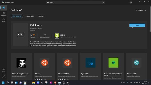 Windows 11 WSL2 Kali Linux yükleme смотреть онлайн