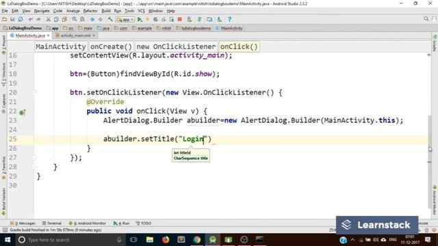 Dialog box in Android | Android Development for Beginners | [Hindi] смотреть онлайн