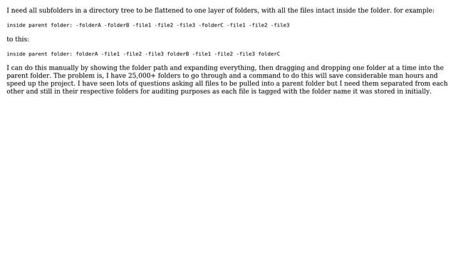 Unix & Linux: Windows 7 - move all directory subfolders to parent folder with cmd смотреть онлайн