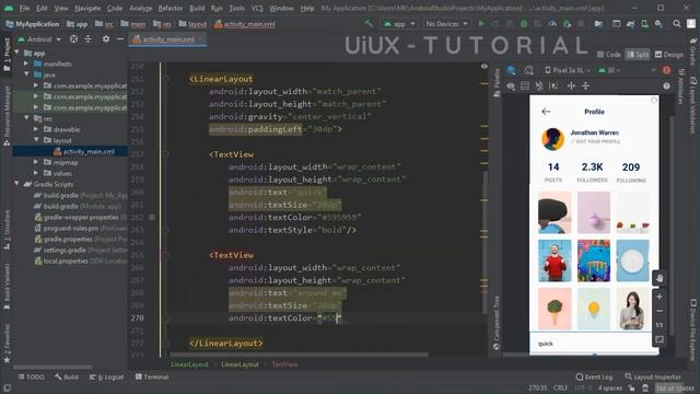 Android UI Design Tutorial | Social Media App UI Design | UiUX Tutorial смотреть онлайн