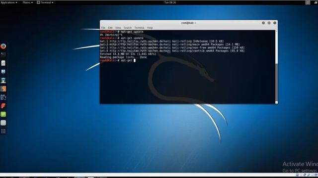 UPDATE AND UPGRADE Kali Linux смотреть онлайн