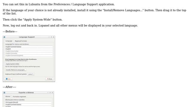 Ubuntu: How to change the lxpanel language? смотреть онлайн