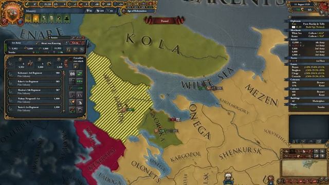 Europa Universalis IV Let's Play THIRD ROME States of the White Sea #22 Gameplay Hard PC Roleplay смотреть онлайн