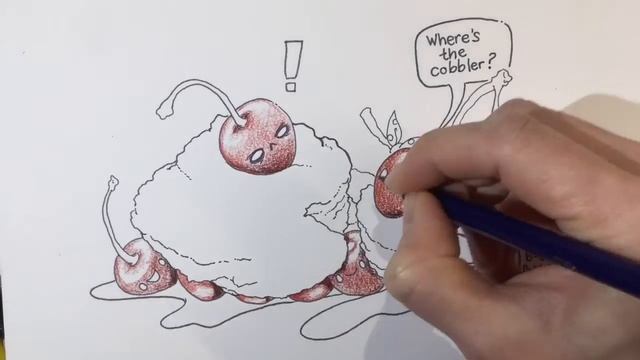 How To Draw Kawaii (かわいい | 可愛い) Cherry Cobbler | (Step By Step Easy)