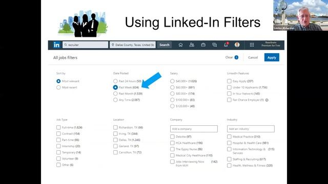 LinkedIn Tuesdays - 6/1/21 - Locke Alderson - "How to use LinkedIn for Job Hunting - Strategies..." смотреть онлайн