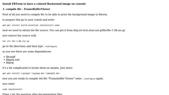 How do I set up a background Image for console in ubuntu? смотреть онлайн