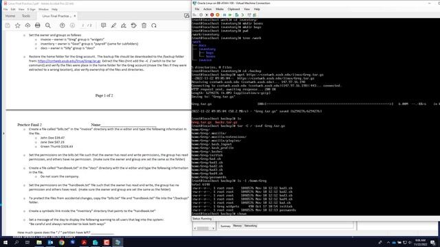 Linux Skills Final Practice 2 смотреть онлайн