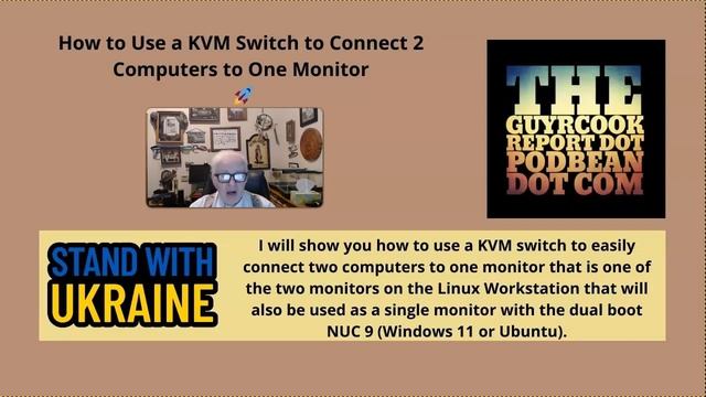 How to Use a KVM Switch to Connect 2 Computers to One Monitor смотреть онлайн