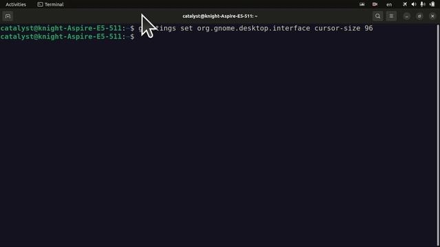 കഴ്സറിന്റെ വലിപ്പം കൂട്ടാം | How to change cursor size in ubuntu #gnome #ubuntu смотреть онлайн