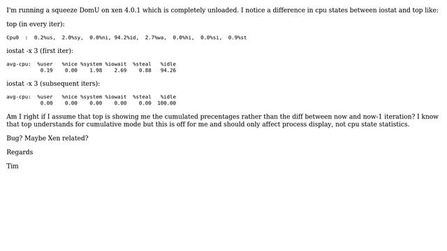 top vs vmstat on Debian squeeze/xen смотреть онлайн