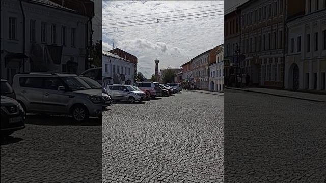 Пожарная каланча в городе Рыбинск, высота 48 метров