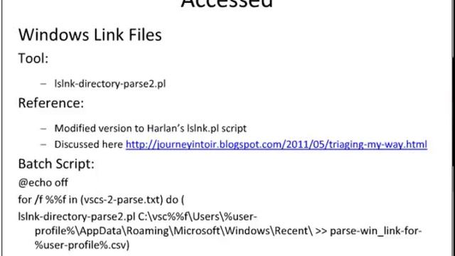Ripping Volume Shadow Copies - Tracking User Activity - Corey Harrell смотреть онлайн