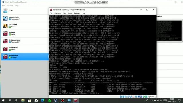 Konfigurasi Mail Server Pada Linux Debian смотреть онлайн
