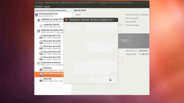 Vídeo Raid 0+1 en Ubuntu 12.04 смотреть онлайн