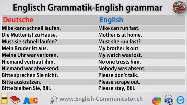 #21 Englisch grammatik für Anfänger Deutsch English Sprachkurse смотреть онлайн