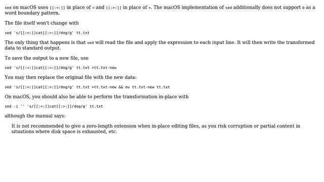 Unix & Linux: sed word boundaries, on macOS (2 Solutions!!) смотреть онлайн