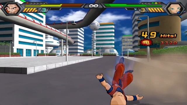 Krillin Vs Andriod 18 | Dragon Ball Z Budokai Tenkaichi 4