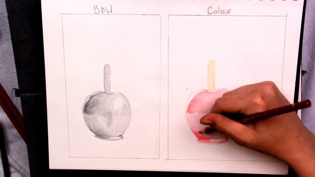 Drawing Candy Apples in B&W and Colour смотреть онлайн