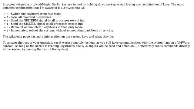 DevOps & SysAdmins: How is the SysRq key used on a linux system? (3 Solutions!!) смотреть онлайн