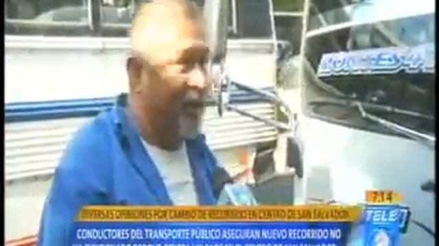 Situación en el centro capitalino por nuevo recorrido de más de 500 unidades смотреть онлайн
