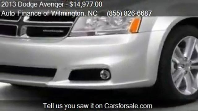 2013 Dodge Avenger SE 4dr Sedan For Sale In Wilmington, NC 2