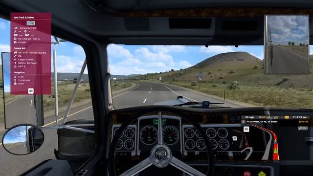 Casper To Gillette - American Truck Simulator ATS смотреть онлайн
