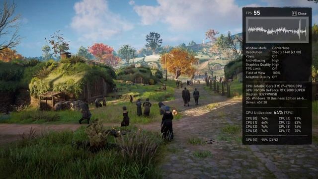 Assassin's Creed Valhalla Benchmarks - High Preset, Borderless смотреть онлайн