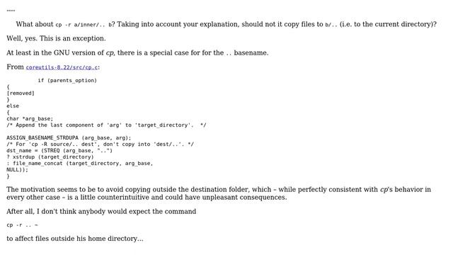 Why does "cp -r a/. b" behave as it does? (3 Solutions!!) смотреть онлайн