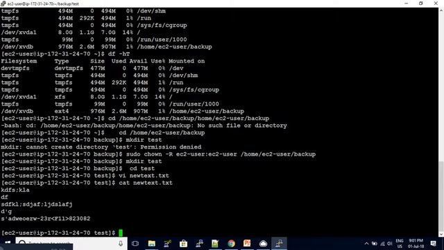 11 How to add new volume in EC2 linux instance смотреть онлайн